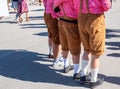 Men in traditional costume at the Oktoberfest in Germany