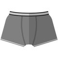 Men underwear flat vector isolated on white background