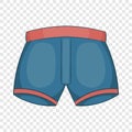 Men underwear icon, cartoon style