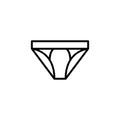 Men underwear Icon with line style. fashion icon