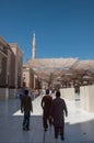 Men walking in Al-Masjid an-NabawÃÂ« Mosque, Saudi Arabia