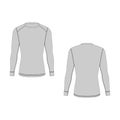 Men winter thermal underwear. Isolated male sport rash guard apparel.