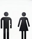 Men and Women Bathroom Sign Vector