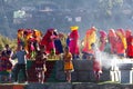 Men And Women In Colorful Traditional Costume Inti Raymi Peru