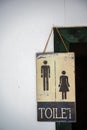 Men and women toilet sign