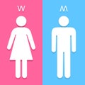 Men and Women toilet sign great for any use. Vector EPS10.