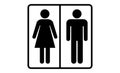 Men and Women toilet sign.