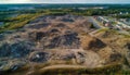 Men working on construction site, digging dirt generated by AI