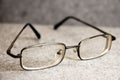 Mens glasses with a thin rim
