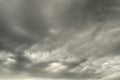 Menacing ,heavy clouds bear rain. Royalty Free Stock Photo