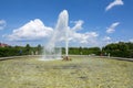 Menager fountain in Lower park of Peterhof, Saint Petersburg, Russia Royalty Free Stock Photo