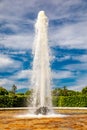 Menager fountain in in the western path of Lower park of Peterhof Royalty Free Stock Photo