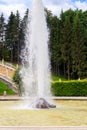 Menagerie fountain in Lower park of Peterhof in St. Petersburg, Russia