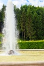 Menagerie fountain in Lower park of Peterhof in St. Petersburg, Russia