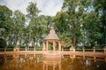 'Menagerie Pond' and Gazebo,Bosquet in The Summer Garden.