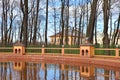 Pond in Summer Garden, St.Petersburg.