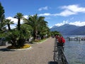 Cityscapes in Menaggio on the lakeside of Como Lake Royalty Free Stock Photo