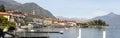 Menaggio town at famous Italian lake of Como Royalty Free Stock Photo