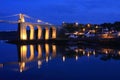 Menai Bridge Royalty Free Stock Photo