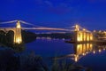 Menai Bridge Royalty Free Stock Photo