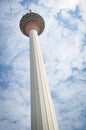 Menara tv tower in kuala lumpur, malaysia Royalty Free Stock Photo