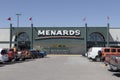Menards Home Improvement store. Menards sells assorted building materials, tools, and gardening supplies Royalty Free Stock Photo