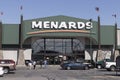 Menards Home Improvement store. Menards sells assorted building materials, tools, and gardening supplies Royalty Free Stock Photo