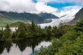 Mendenhall Gacier and lake , Alaska