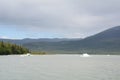 Mendenhall Glacier area in Juneau Royalty Free Stock Photo