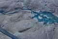 Mendenhall glacier frozen landscape 2 Royalty Free Stock Photo