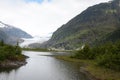 Mendenhall Glacier in Juneau Royalty Free Stock Photo