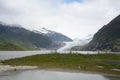 Mendenhall Glacier in Juneau Royalty Free Stock Photo