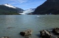 Mendenhall Glacier & Lake Royalty Free Stock Photo