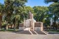 Plaza Italia Square Monument - Mendoza, Argentina Royalty Free Stock Photo