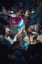 2020-10-12, Mendoza, Argentina: Crowd protesting in the streets against the government of president Alberto Fernandez