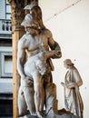 Menelaus supporting the body of Patroclus, Florence, Italy. Royalty Free Stock Photo