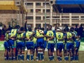 Menengai Oilers Rugby Players say a prayer before their match