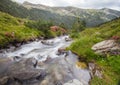 Meners river at Ransol Pyrenees of Andorra