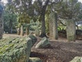 Menhir Alignment of Stantari Royalty Free Stock Photo