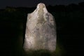 Menhir at night, Alignements de Carnac - Alignements du Menec