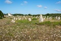 Menhirs alignment. Carnac, Brittany. France Royalty Free Stock Photo