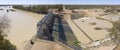 Menindee lakes weir on the Darling river