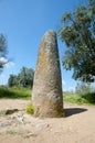 Menir dos Almendres - Evora - Portugal Royalty Free Stock Photo