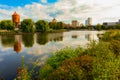 Menomonee River In Downtown Milwaukee Royalty Free Stock Photo