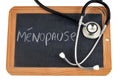 Menopause on a school slate