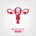 Menopause vector icon.