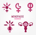 Menopause vector icon