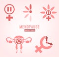 Menopause vector icon