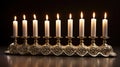 menorah hannukah candle