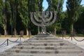 The Menorah Holocaust memorial, Menorah monument in Babyn Yar, Kyiv, Ukraine to commemorate Jews who were killed by Nazis